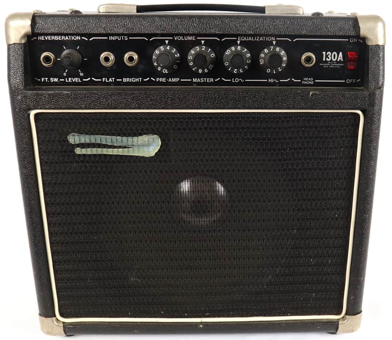 Vintage Marlboro USA 130A 20w Electric Guitar Combo Amplifier Rola 8" Speaker image 1