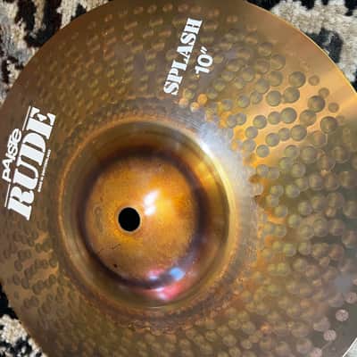 Paiste 10" RUDE Splash Cymbal - Raw image 2