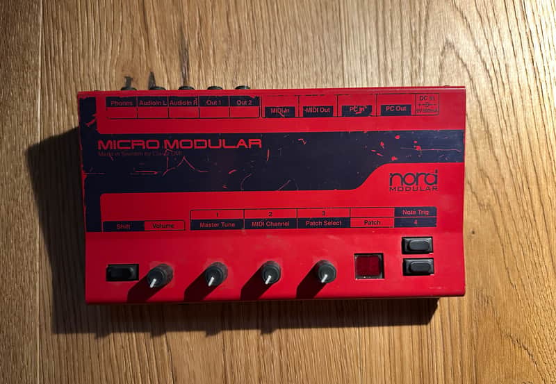 Nord Micro Modular Desktop Virtual Synthesizer 1997 - 2003 - Red image 1