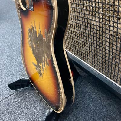 Fender 9231015519 Wildwood WW10 59 Esquire 2023 - Heavy Relic Sunburst image 9