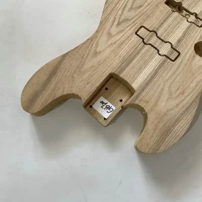 Lefty Ash Wood Unfinished Jazz Bass Style Body image 4