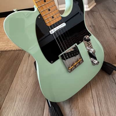 Fender Vintera '50s Telecaster Modified with Maple Fretboard 2019 - 2023 - Surf Green image 4
