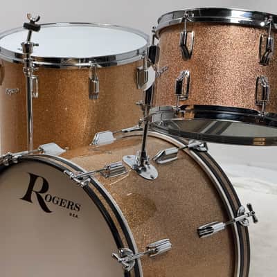 Rogers 20/12/16" 60's Headliner Holiday Drum Set - Champagne Sparkle image 1