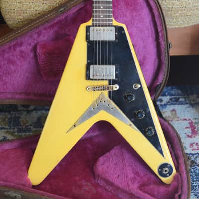 1983 Gibson Flying V Heritage Korina Reissue Alpine White w/OHSC image 1