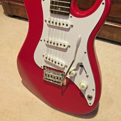 1989 Fender Squier Bullet Stratocaster, made in Korea, with good padded bag image 1