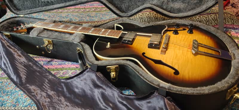 Gibson ES-175 D 2010 headstock repair Vintage Sunburst image 1