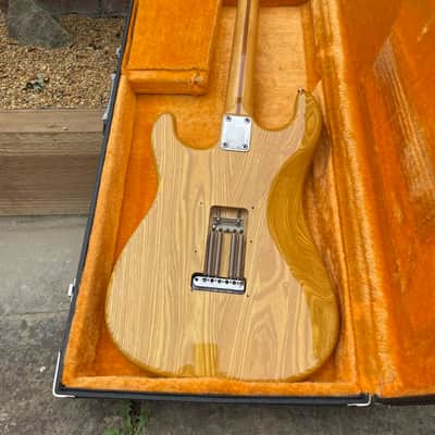 HS Anderson Strider (like Fender Stratocaster S-style) 1977 - Natural Made in Japan image 9