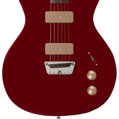 Danelectro Dan O Mano Electric Guitar with P90s - Maroon (Open Box) image 2