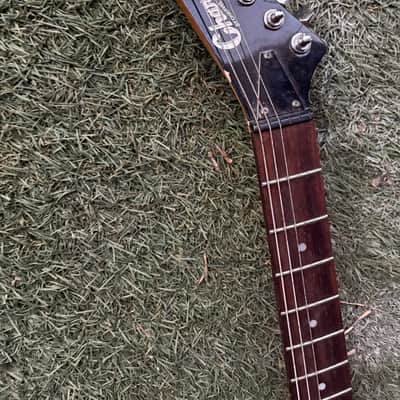 Charvette by Charvel Model 100 Black 1990s Reverse Headstock image 6