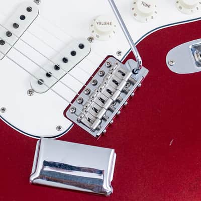 2020 Fender Custom Shop Limited Edition 1969 Stratocaster Journeyman Relic Aged Firemist Red w/ Case, COA, Tags image 8