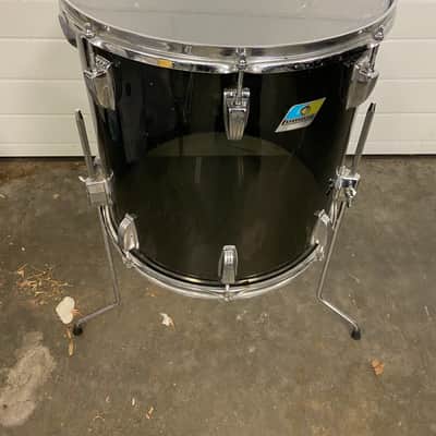 1970s Ludwig Vistalite Black Smoke Kit 12/13/16/22" image 9