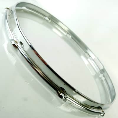 Slingerland 15"10Lug 70s TDR/Deluxe Concert King Snare Drum Resonant Rim/Hoop SS image 4