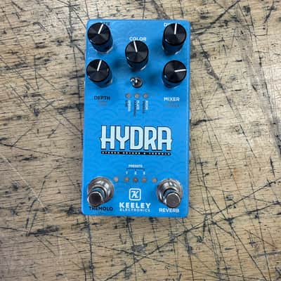 Used Keeley Hydra Stereo Reverb & Tremolo Guitar Pedal with Original Box image 2