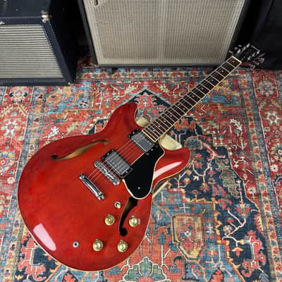 Yamaha SA700 Semi Hollowbody ES335 Type Persimmon Red 1979 image 8