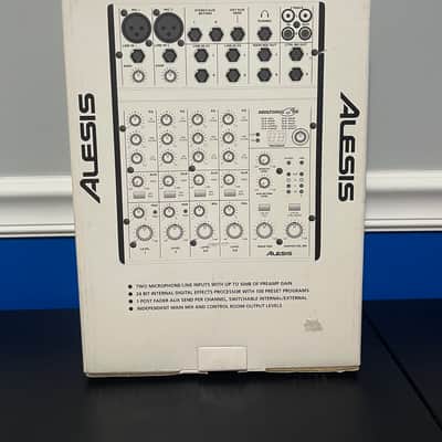 Alesis MultiMix 6 FX 6-Channel Mixer with Effects 2000s - White/Silver - Complete with Box and Inserts image 10