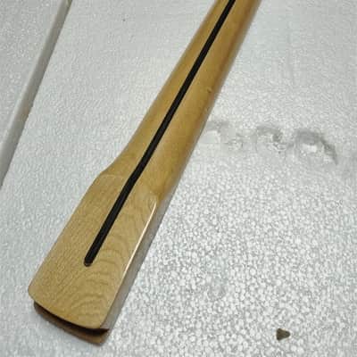 Maple Wood Guitar Strat Style Neck, 22 Frets Fingerboard, Tree of Life Inlay image 7