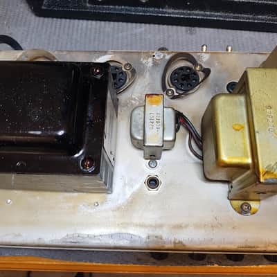 Vintage 1969 Fender Vibrolux Reverb Amp - Silverface - Drip Edge - Clean! image 17