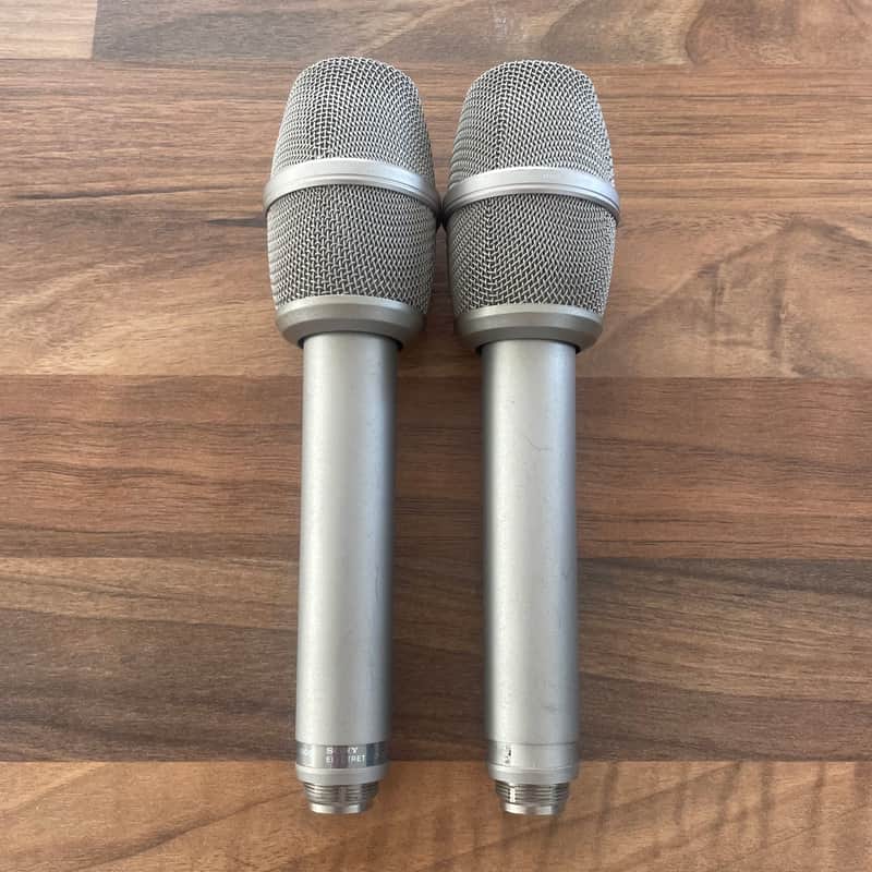 Vintage Sony Electret Condenser Microphones - ECM-270 Pair image 1