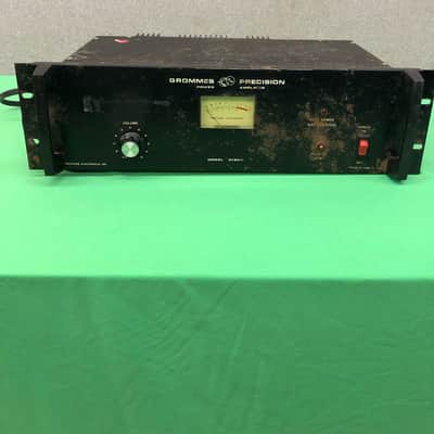 Grommes G125M Precision Power Amplifier RackMounted Solid State 125W Per Channel 1981 -1984  For Repair image 1