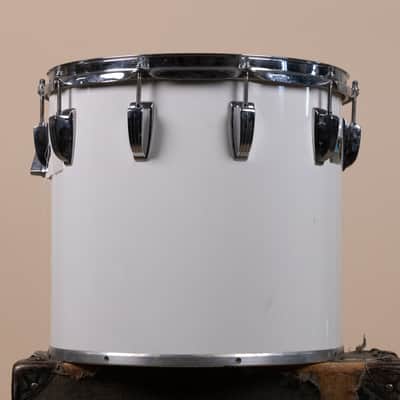 1980s Ludwig 13x14" White Cortex Concert Tom image 6