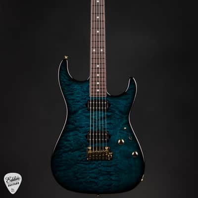 Suhr Standard Thin Burst Limited Edition - Trans Teal image 3
