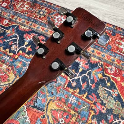1979 Morris D28 Style X-Braced Dreadnought Model WE-40 Shadow Pickup image 23