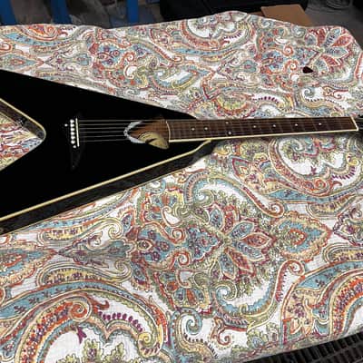 Dean VCO BLK Acoustic Electric Flying V Guitar image 1