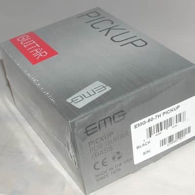 EMG 60-7H Passive Mount 7 String Active Pickup (Black)  New with Warranty image 1