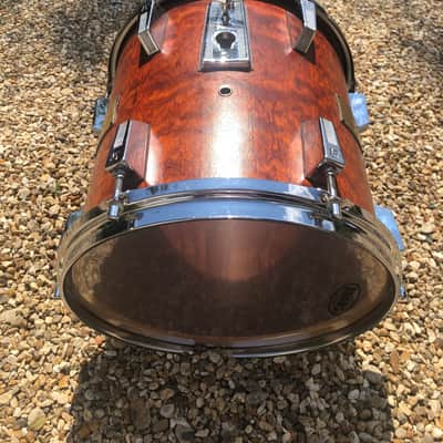 SONOR SONOR HORST LINK SIGNATURE HEAVY BEECH DRUM KIT, 3 PIECE 1990 AFRICAN BUBINGA image 4