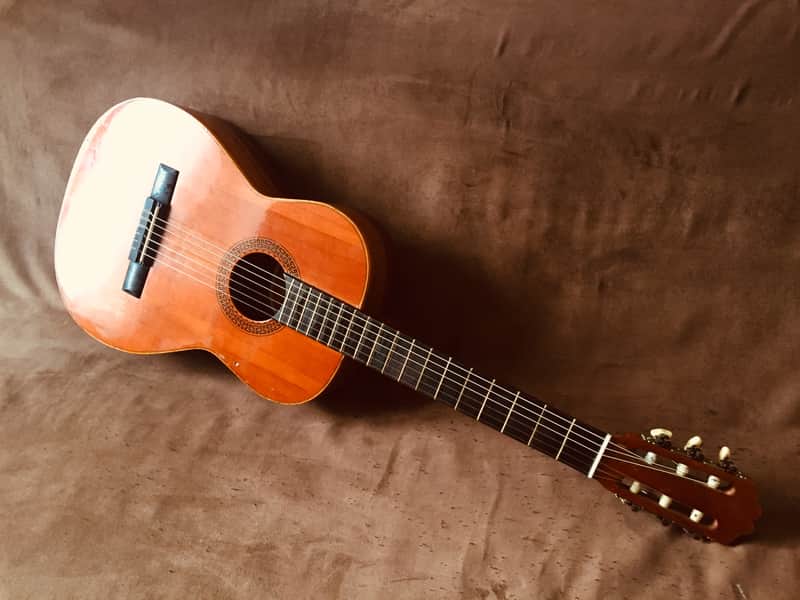 Flamenca classic vintage guitar, Suspiro modèle 100, luthier J.B. Perez, Valencia, 1970, Spain image 1