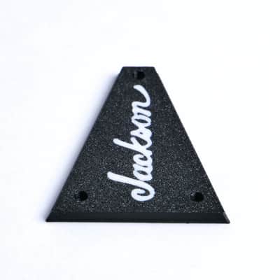 Custom Truss Rod Cover for Jackson Guitars – Classic Logo (Black & White) image 5