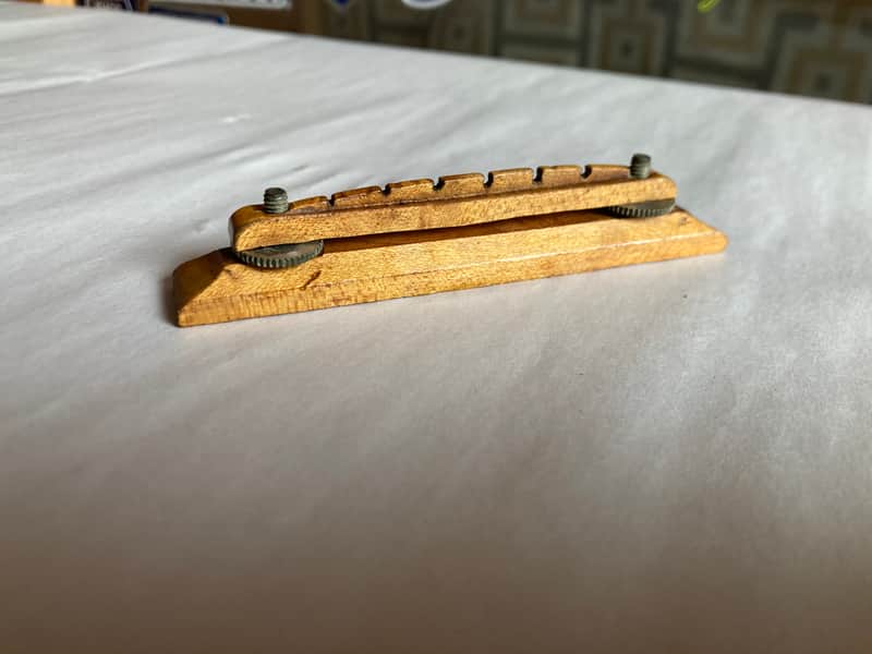 Kay Maple Flat Top Bridge (Value Leader, Style Leader) etc 1950s 1960s - Amber image 1