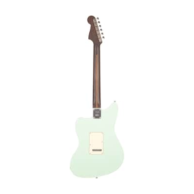 2022 Fender Parallel Universe II Strat Jazz Deluxe Ele Guitar, Transparent Faded Seafoam Green, PU20XXXX image 3