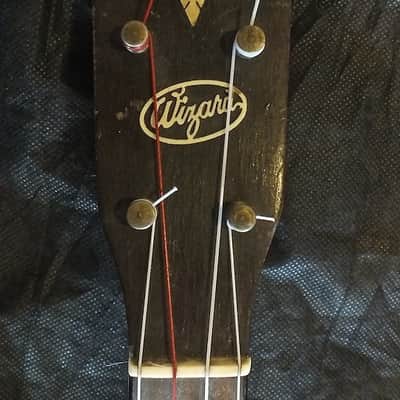 Wizard Banjo Ukulele c.1920's w/Hand-painted Head image 3
