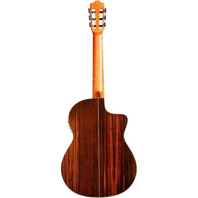 Cordoba GK Studio Negra Left-Handed Flamenco Acoustic-Electric Guitar Regular Natural image 4