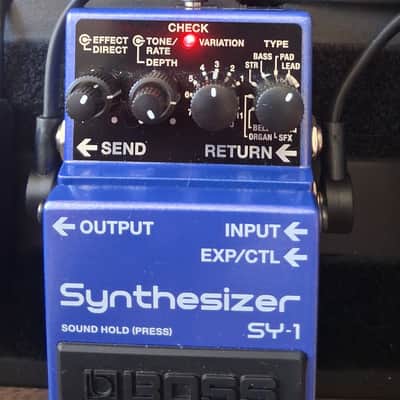 Boss SY-1 Synthesizer 2019 - Present - Blue image 2