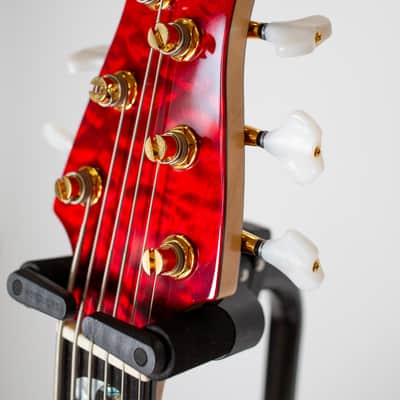Yamaha TRBJP2 John Patitucci Signature 6-String Bass TRB-JP2 2021 - Transparent Dark Red Excellent Condition **SCOTT'S BASS LESSONS GIVEAWAY WINNER** image 9