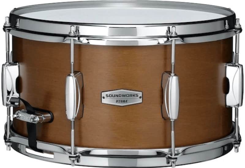RARE Tama DKP137MRK 7x13" Soundworks Kapur Snare Drum 2010s - Matte Brown Natural image 1