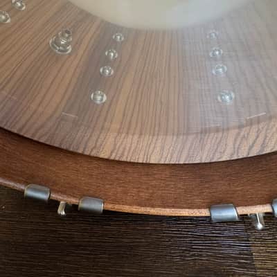 7”x14” Custom Creation Snare Drum - Solid Exotic Zebra Wood Shell - DW Timeless Timber Hardware image 11