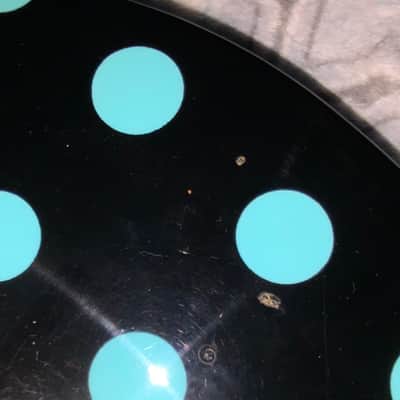 Final Reduction!  1986 Kramer Nightswan in Gloss Black with Blue Polka Dots! All Original! image 9