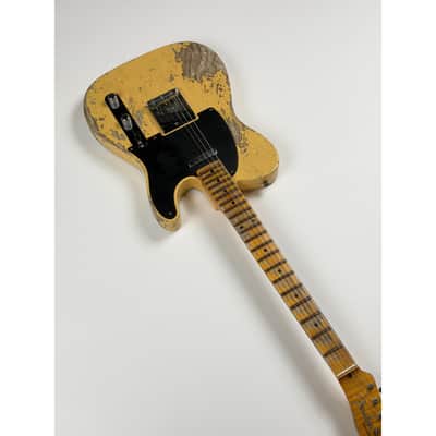 Fender CUSTOM SHOP LTD 53 TELE SUPER HEAVY RELIC - AGED NATURAL BLONDE 2024 - Super heavy relic Aged natural blonde image 4