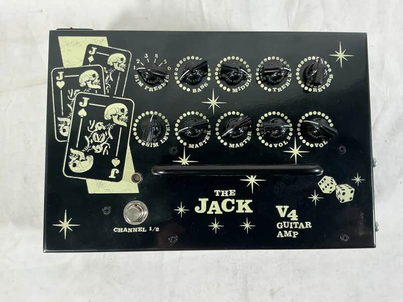 Victory Amps V4 The Jack 2-Channel 180-Watt Hybrid Guitar Amp Pedal - Black image 1