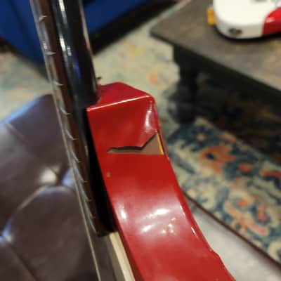 1960 Supro Belmont Poppy Red w/ Case image 16