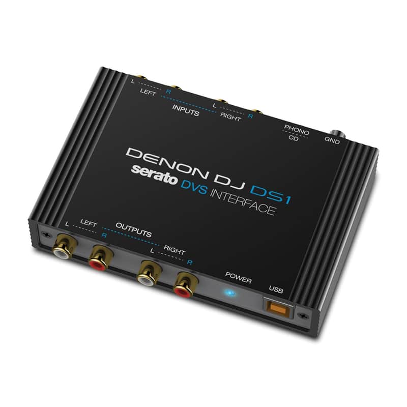 Denon DJ DS1 Serato DVS Digital Vinyl System Interface + Yellow 12