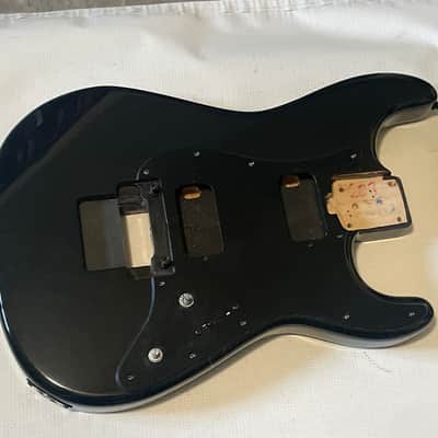 2010's Charvel Mexico Pro Mod So Cal Black Guitar Body Floyd Ready w/ Pickguard image 1