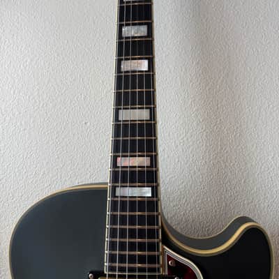 D'Angelico Deluxe SS Semi-Hollow Single Cutaway with Stop-Bar Tailpiece 2010s - Matte Midnight image 12