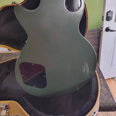 Gibson Les Paul Studio Raw Power 2009 - 2012 - Satin Olive Green image 7