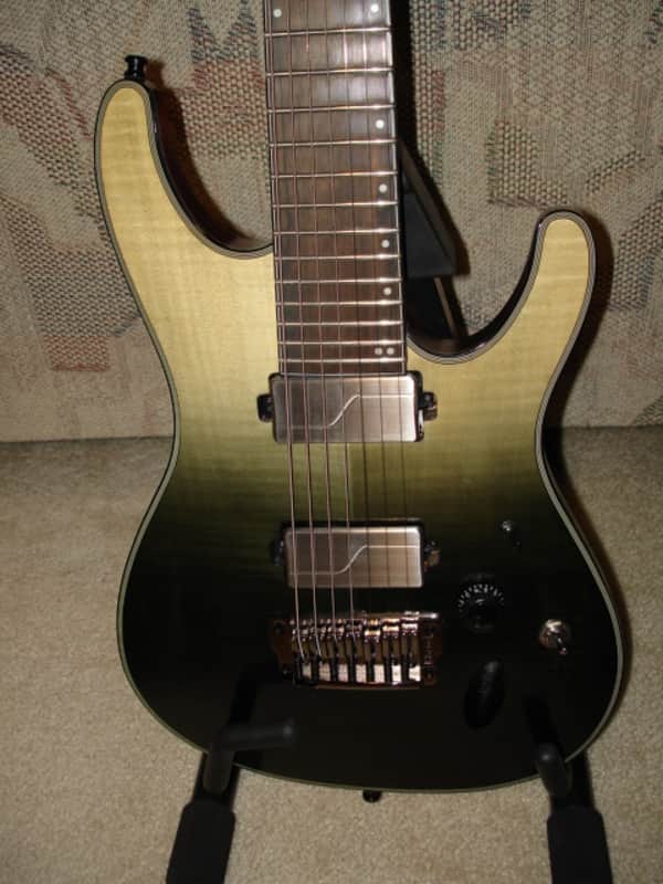 Ibanez S71AL Axion Label 7 String - Natural Fade. Mint! image 1