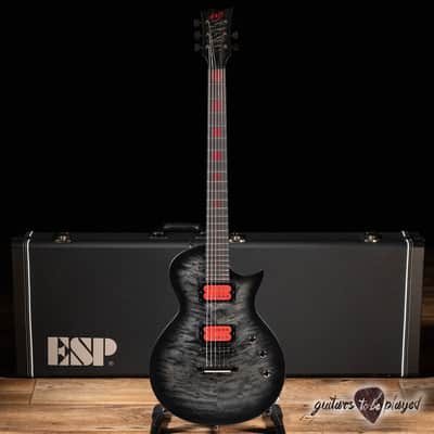 ギター BOGNER BURNLEY Limited Black ESP Japan Custom Shop Ben Burnley Signature EC Baritone – See Thru