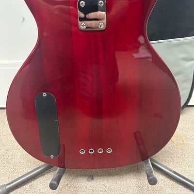 Washburn SB4R Wing Series Scavenger Bass - Trans Red w/Free Gigbag image 4
